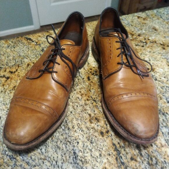 Allen Edmonds Clifton Mens Dress Shoes Chestnut Brown Leather Size 9.5 D US - Picture 2 of 13